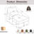 Beata Convertible Chaise Lounge Chair with Adjustable Backrest & Hidden Storage,Removable Pillow for Living Room & Bedroom-1491399202