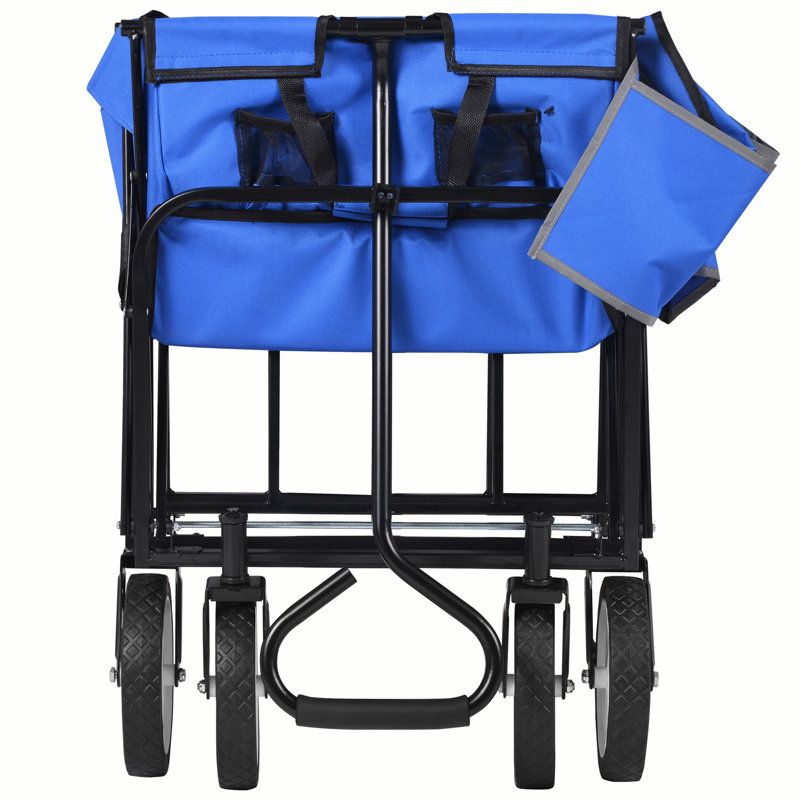 Chariot de plage pliant Wagon Garden (bleu)