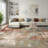 Modern Abstract Printed Area Rug Non-Slip Machine Washable Low Pile for Living Room Bedroom-2008530233-2008530236