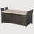 27 Gallon Patio Wicker Storage Bench, Outdoor PE Rattan Patio Furniture, 2-In-1 Large Capacity Rectangle Garden Storage Box With Handles And Cushion, Cream White