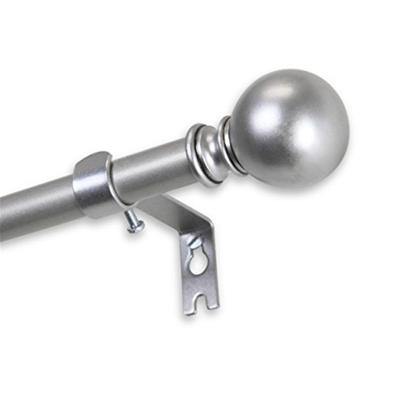  Tringle à rideaux 5/8 po Luna, Nickel