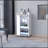 Willow Park Glass Door Bar Cart with Bottle Holder and Casters, Perfect for Organizing and Serving Beverages in Any Setting-1337441390