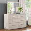 Mobilier de chambre transitionnel en miroir
