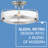 Harper 3-Light Semi-Flush Mount Retro Ceiling Light-1942528758-1942528763