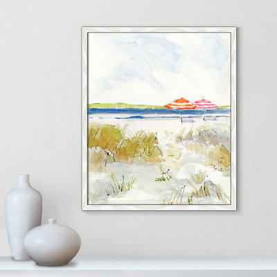 S Croquis de plage II - peinture encadrée