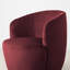 Petit fauteuil d'appoint pivotant en velours de 27 po de largeur-825236760