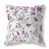 Blanc / floral mauve
