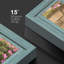 «Window View Of Window View Of Brick Wall & Pink Flowers Nature Images Rustic Landscape Vibrant» sur toile-98449003