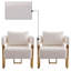 Ensemble de 2 fauteuils d'appoint rembourrés Teddy-129715224