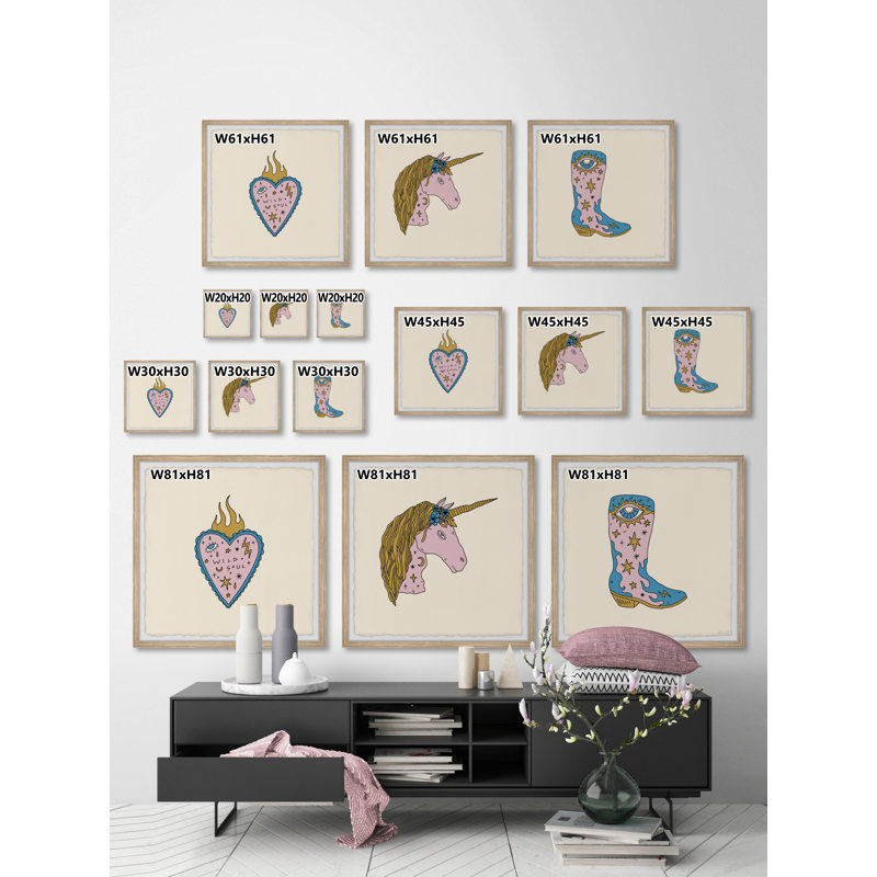 Hasnain Wild Soul Journey by Marmont Hill - 3 Piece Single Picture Frame Painting Set, 61''H x 61''W