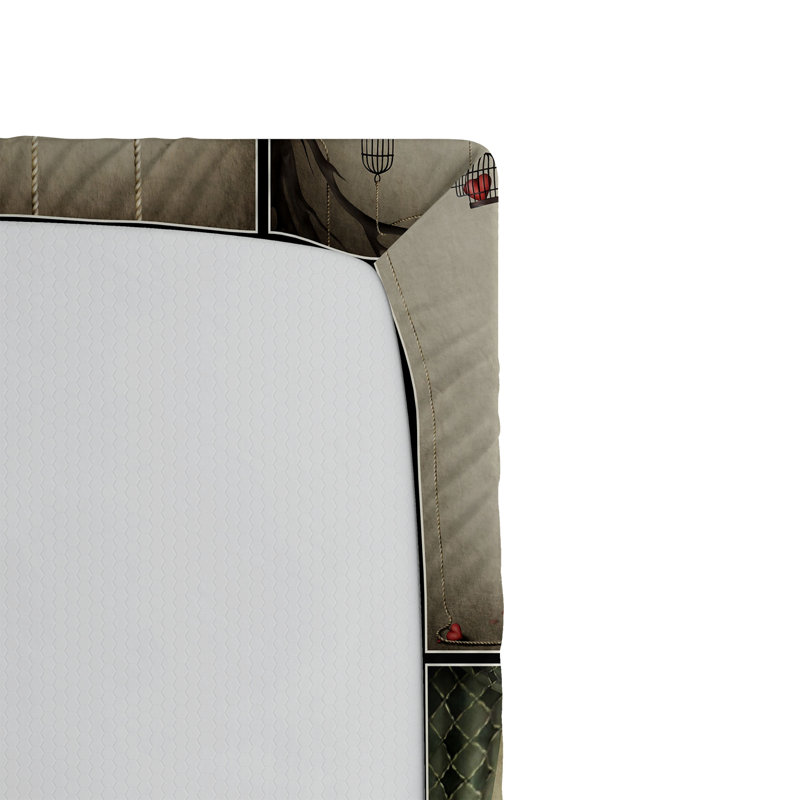 Ensemble de 2 draps-housses Ambesonne, Drap-housse simple TG