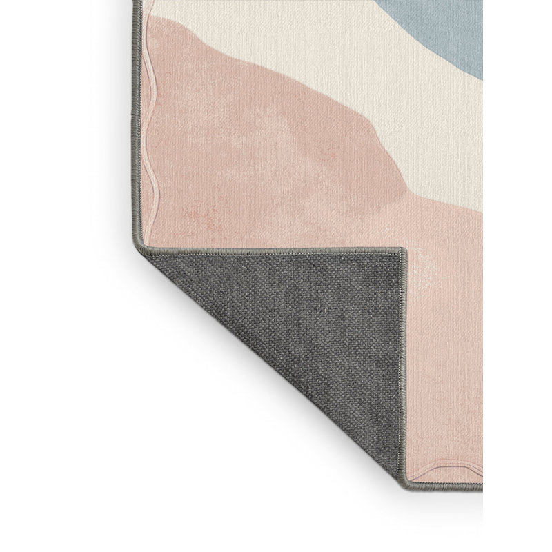 Mist Blossom Rug, Round 3'