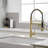 Pull Down Single Handle Kitchen Faucet with Accessories-70472616