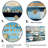 Blue Sparkling Vertical Gold - Geometric Wall Art Decor Set-1335658243-1335658240