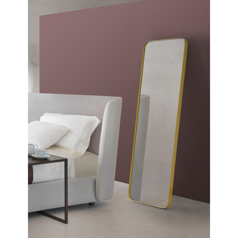 Duesbury Rectangle Wall Mirror, 65" x 22", Gold