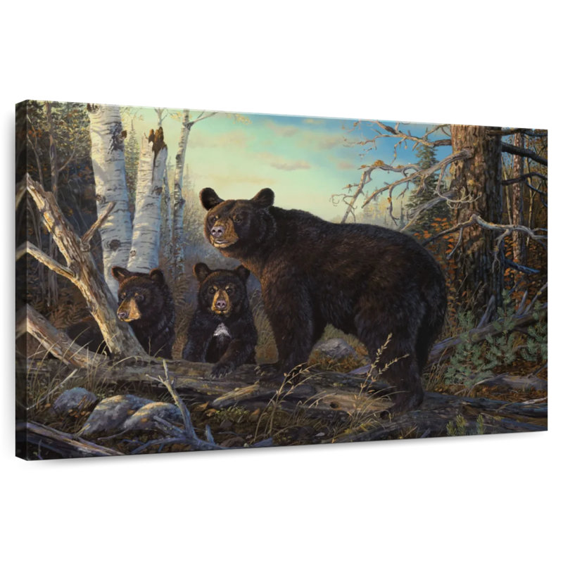 Brampt Absolument sauvage - Ours noir, H 26 po x l 39 po