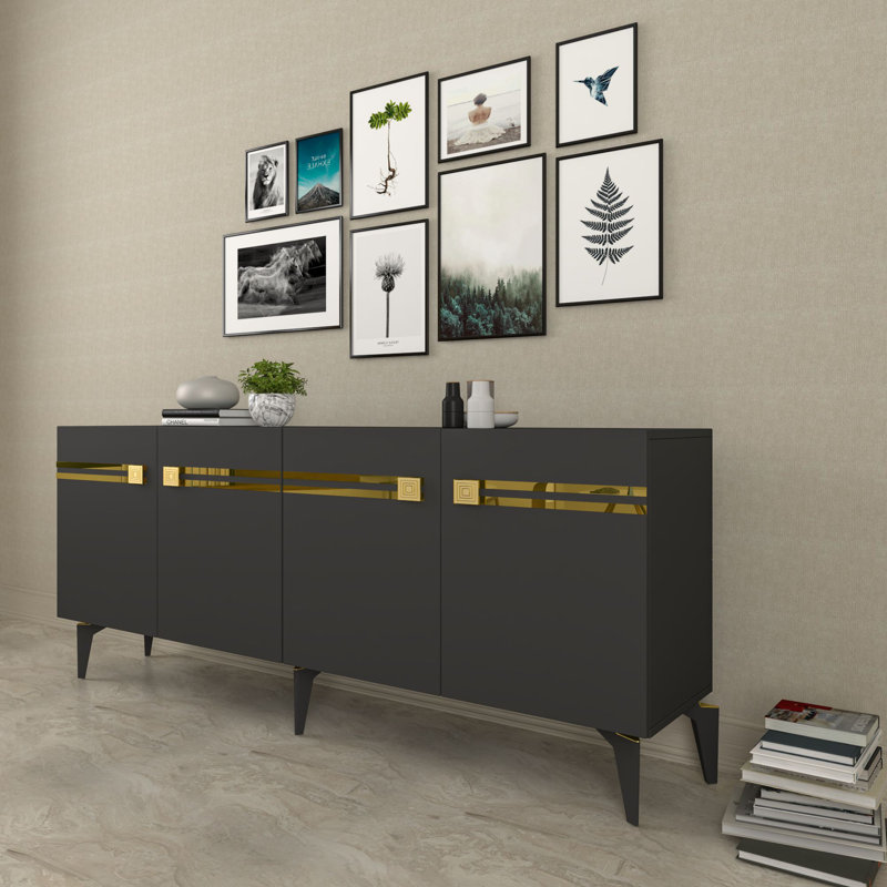 Olivia 150cm Console Table, Grey