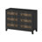 4-Pieces Bedroom Sets, Queen Size Farmhouse Platform Bed with Wooden Strip Stickers Decoration, Storage Nightstand and Dresser with Metal Handle-195133306