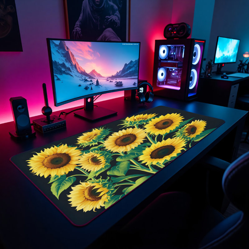 Polyester Desk Pad, 23.6x13.8