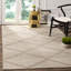 Tapis gris en coton tissé à plat à la main Abberton-799514237