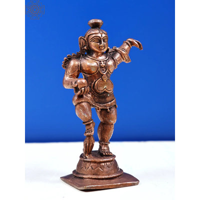 Petite figurine Krishna dansante