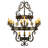 Santino 24 - Light Steel Dimmable Tiered Chandelier