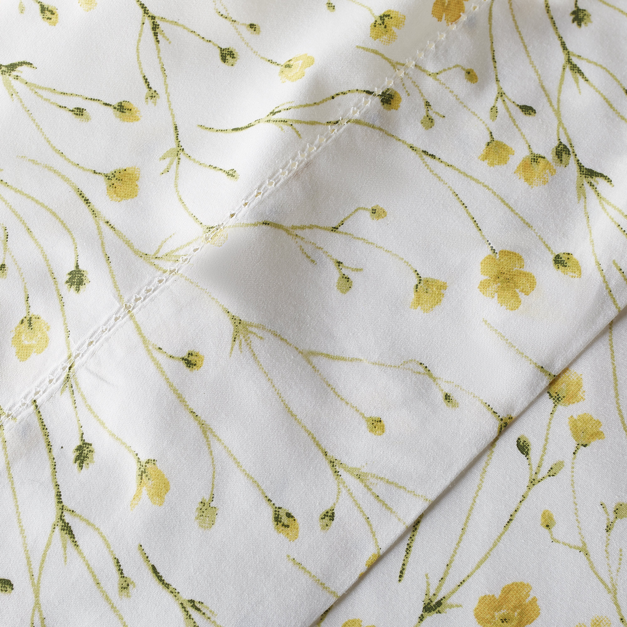 Avoca Sateen Sheet Set, Cal.King Sheet Set + Fitted Sheet + 2 Pillowcases