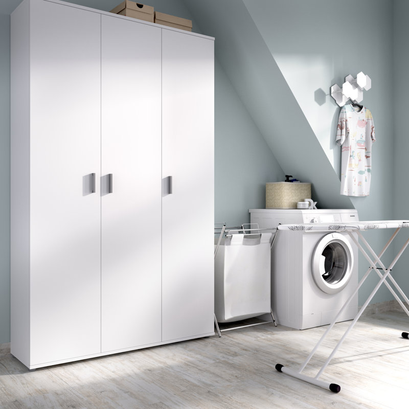 Hadriana 3 Door Manufactured Wood Wardrobe