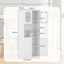 Glass Freestanding Bathroom Cabinet-1663105469