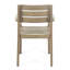 Grey Wood 6 - Chair And 1 Table Dining , Ideal For Outdoor Social Events Socializing