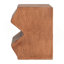 Table d'appoint MGO, ensemble de 2 tables d'appoint rectangulaires d'extérieur, tabourets de jardin décoratifs pour l'intérieur et l'extérieur, table d'appoint, table d'appoint de patio, table de bout emboîtable, imitation bois naturel-138331572