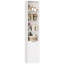 Tour de rangement haute de 73,4 po avec porte et 6 tablettes, armoire de salle de bain mince, organisateur de salle de bain peu encombrant pour la toilette, salle de lavage, petits espaces-919026344