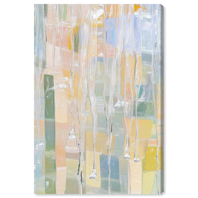 Vertical Drips Canvas by Art Remedy