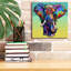 «The Grateful Elephant» par Dean Russo, art mural sur toile, 26 po x 26 po-101714721