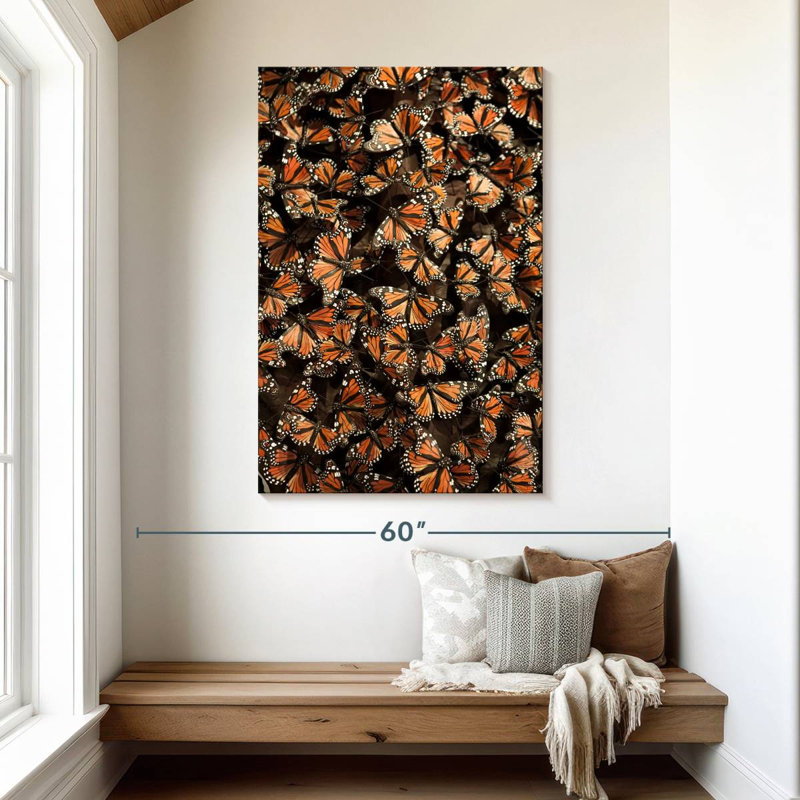 Brampt Monarch Butterfly Madness, 48" H x 32" W
