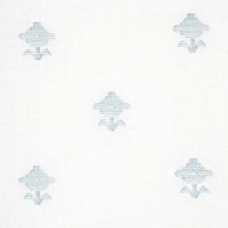 Rubia Sheer Fabric, Sky
