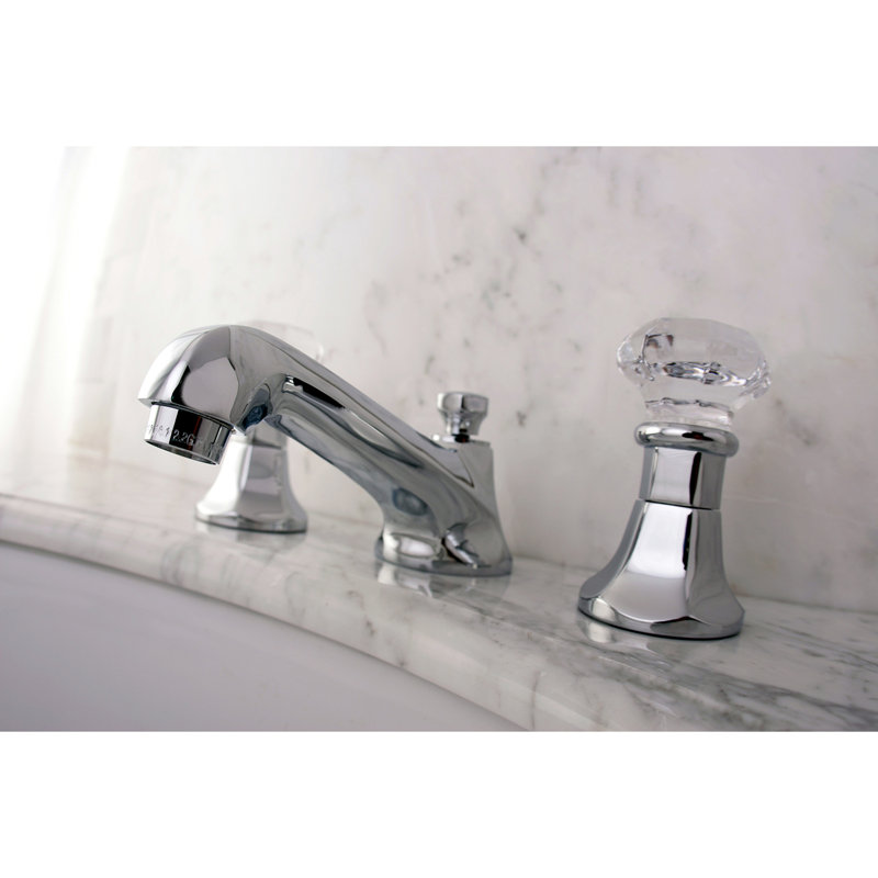 Metropolitan Widespread Bathroom Faucet with Drain Assembly, Polished Chrome