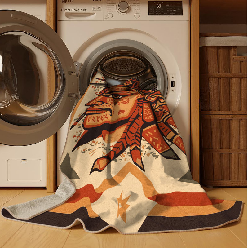 Tapis lavable à la machine Palmerston Olmec, 3 X 5