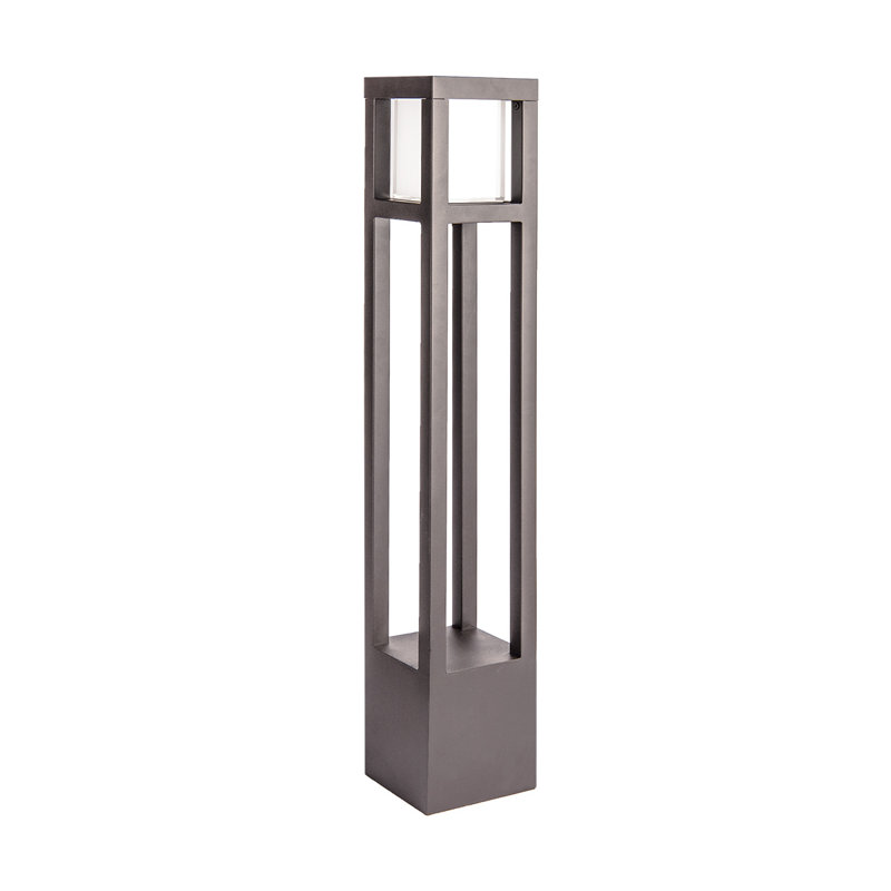Éclairage de sentier à DEL intégré Tower, 9-15, 3000, Noir sur aluminium