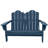 HDPE 49'' Double Folding Adirondack Chair Bench-1800254081