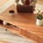 Solid wood coffee table with retro design