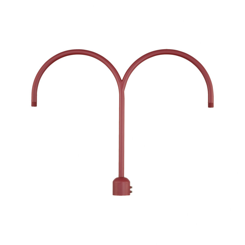 Adaptateur pour poteau double Fairlaine, Rouge satin