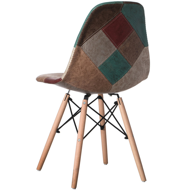 Deardra 18'' H Fabric Upholstered Side Chair, 1, Brown