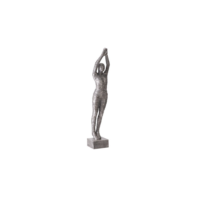 Aluminum Standing Diving Statue