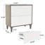 Classeur 2 tiroirs, armoire de rangement spacieuse-1109184884
