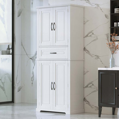 Freestanding Bathroom Cabinet with Adjustable Shelf