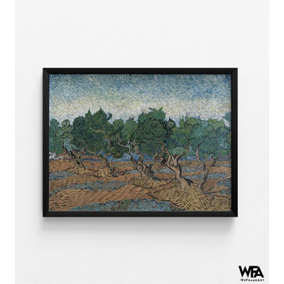 Olive Grove By Vincent Van Gogh, Van Gogh Trees Painting Print, Famous Oil Paintings Print, Van Gogh Art, Nature Wall Art, Framed Wall Art