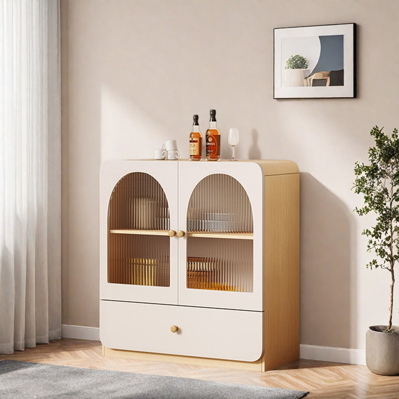 Lobsien, (2 tablettes) H 38,5 po x l 31,4 po x P 16,5 po, Burlywood / blanc