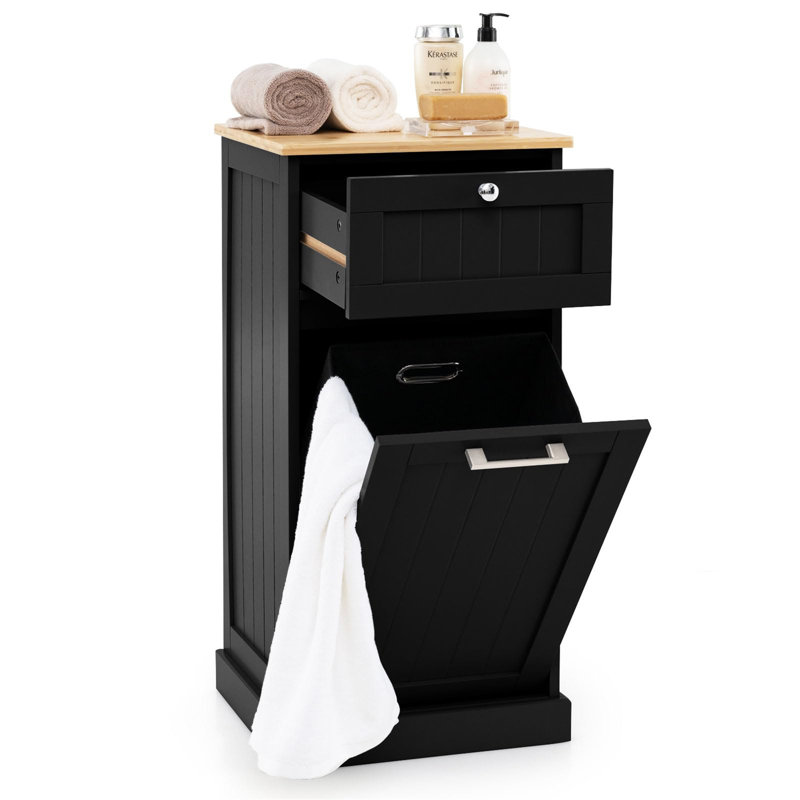 Laundry Cart, Matte Black