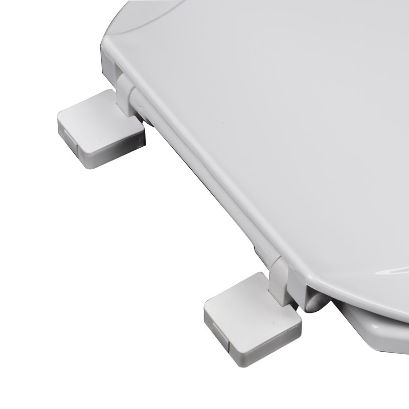 Siège de toilette rond en plastique standard